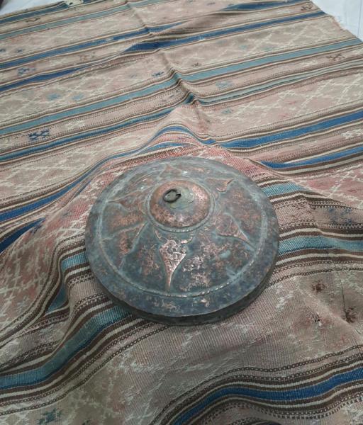 Bakır El Dövme Obje Aoa Ölçü 31Cm Çapi 10Cm Yüksekliği