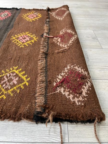 El Dokumasi Halı Kilim Yolluk Paspas Ölçü 116X86 Cm