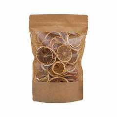 20X30 Cm Kraft Geniş Pencereli 100 Adet Kilitli Doypack Torba 1000 Gr /47/