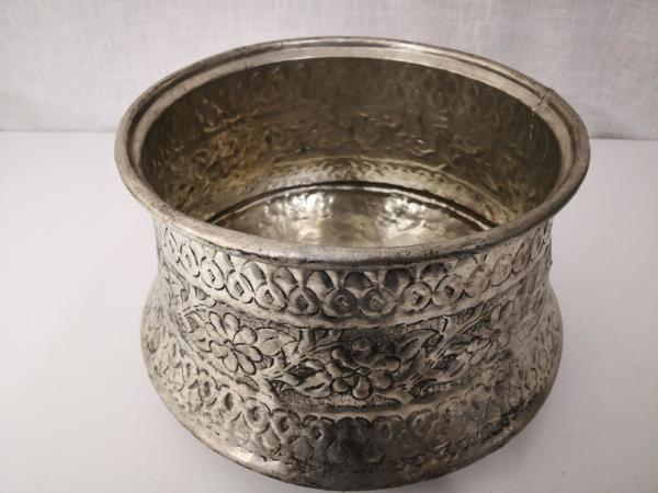 Dövme Bakır İşlemeli Kazan Aoa Ölçü 30Cm Çapi 19Cm Yüksekliği