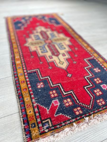 El Dokumasi Halı Kilim Yolluk Paspas Ölçü 113X54 Cm