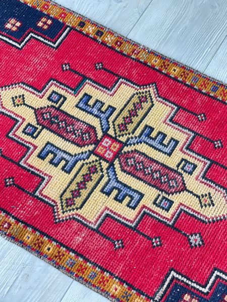 El Dokumasi Halı Kilim Yolluk Paspas Ölçü 115X54 Cm