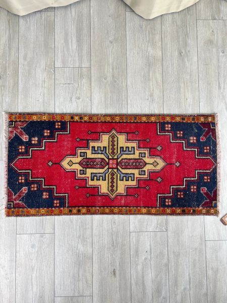 El Dokumasi Halı Kilim Yolluk Paspas Ölçü 115X54 Cm
