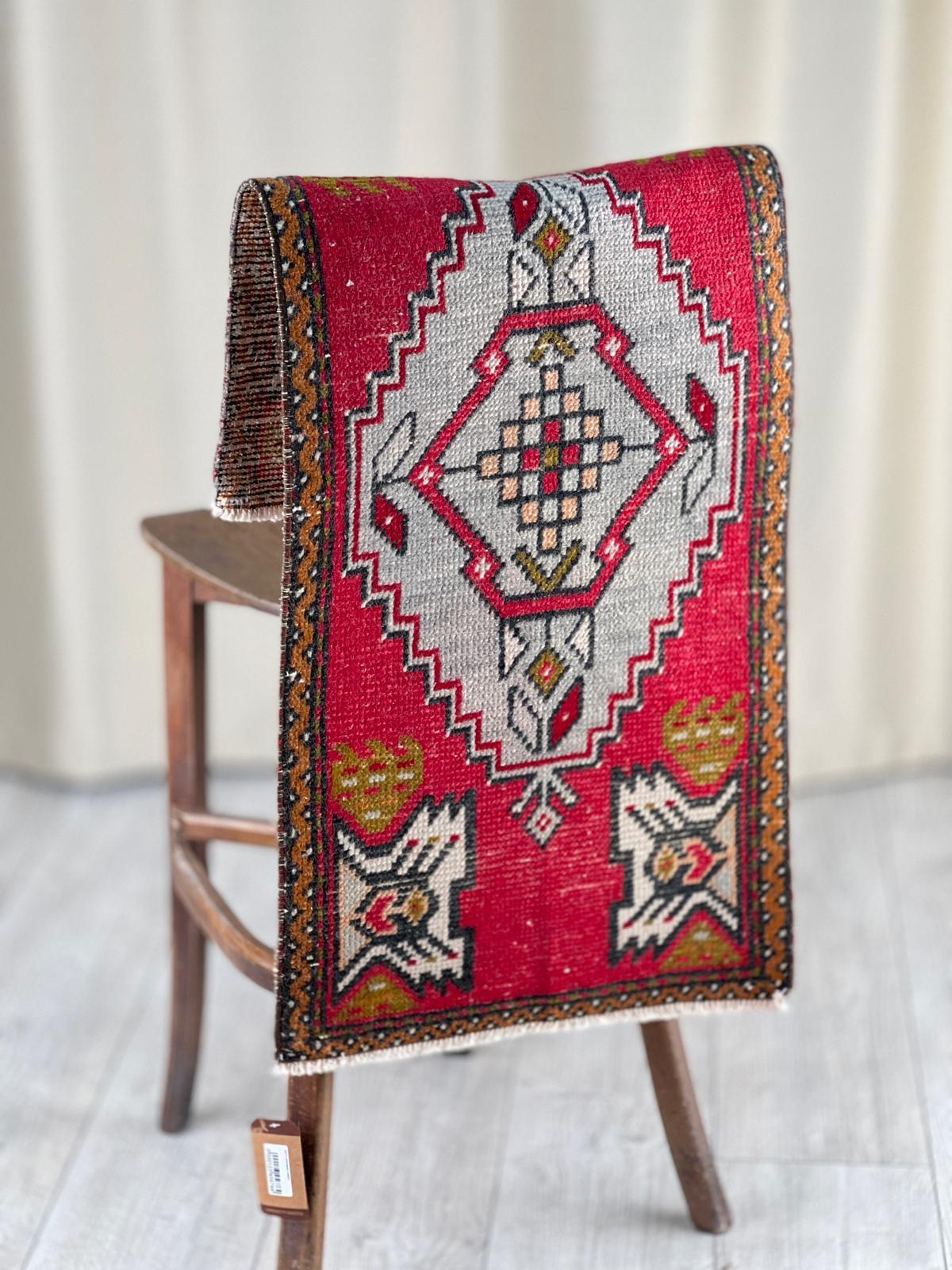 El Dokumasi Halı Kilim Yolluk Paspas Ölçü 103X44 Cm