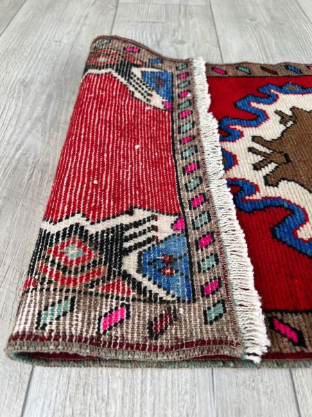 El Dokumasi Halı Kilim Yolluk Paspas Ölçü 103X46 Cm