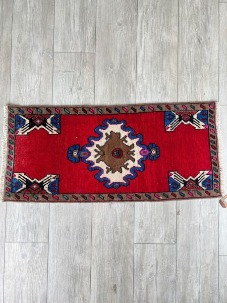 El Dokumasi Halı Kilim Yolluk Paspas Ölçü 103X46 Cm