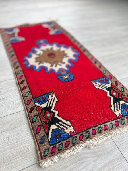 El Dokumasi Halı Kilim Yolluk Paspas Ölçü 103X46 Cm
