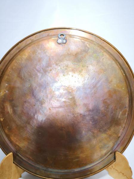 Ağır İşlemeli Elde Dövme Tepsi Aoa Ölçü 32Cm Çapi