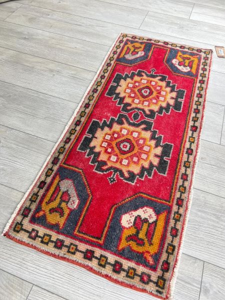 El Dokumasi Halı Kilim Yolluk Paspas Ölçü 105X45 Cm