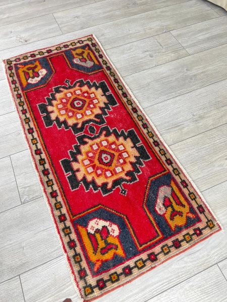 El Dokumasi Halı Kilim Yolluk Paspas Ölçü 105X45 Cm