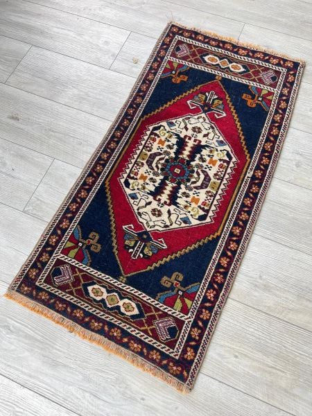 El Dokumasi Halı Kilim Yolluk Paspas Ölçü 110X54 Cm
