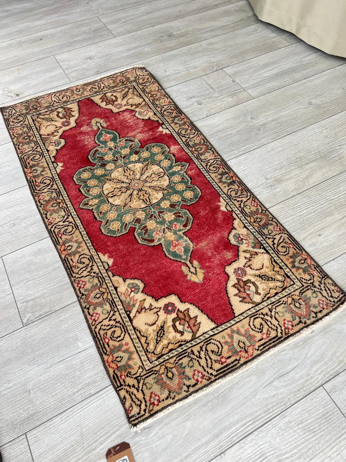 El Dokumasi Halı Kilim Yolluk Paspas Ölçü 105X52 Cm