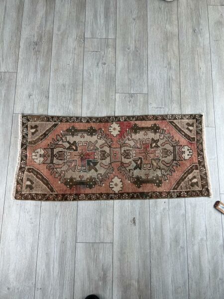 El Dokumasi Halı Kilim Yolluk Paspas Ölçü 107X48 Cm