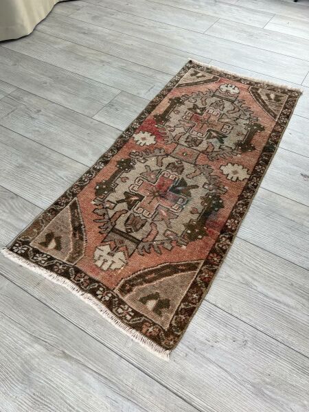 El Dokumasi Halı Kilim Yolluk Paspas Ölçü 107X48 Cm