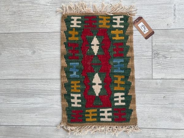 El Dokumasi Halı Kilim Yolluk Paspas Ölçü 46X30 Cm