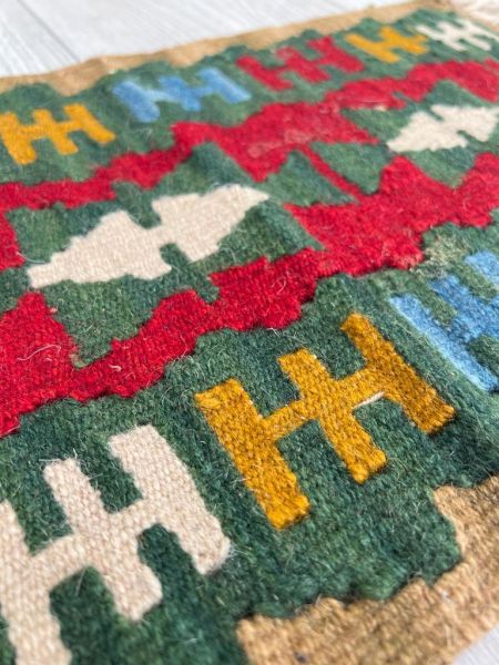 El Dokumasi Halı Kilim Yolluk Paspas Ölçü 46X30 Cm