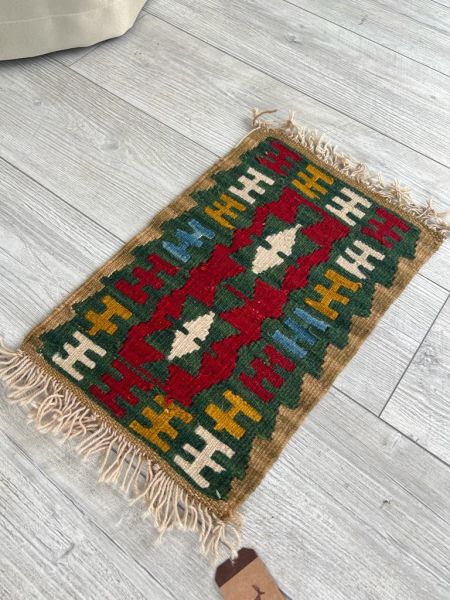 El Dokumasi Halı Kilim Yolluk Paspas Ölçü 46X30 Cm