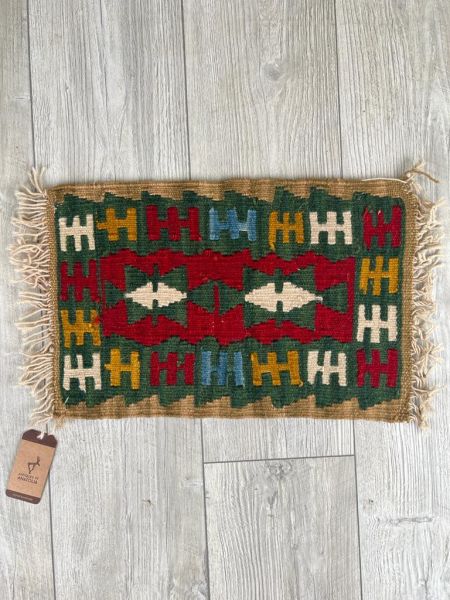 El Dokumasi Halı Kilim Yolluk Paspas Ölçü 46X30 Cm