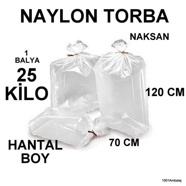 Naylon Torba 70X120 Cm Bakkaliye Torbası 25 Kilo 1 Balya Naksan