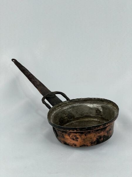 Antika Bakır Tava Ölçü 35,5X16 Cm H 6 Cm