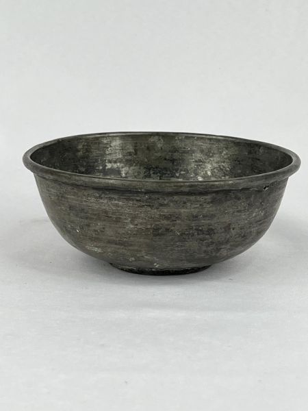 Antika Bakır Tas Ölçü Çap 13 Cm H 5,5 Cm