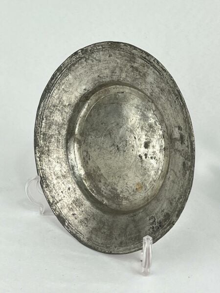 Antika Bakır Tabak Ölçü Çap 18 Cm H 2 Cm