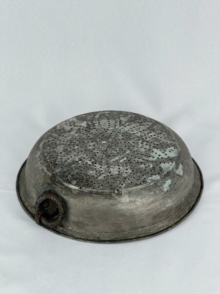 Antika Bakır Süzgeç Ölçü Çap 29 Cm H 6 Cm