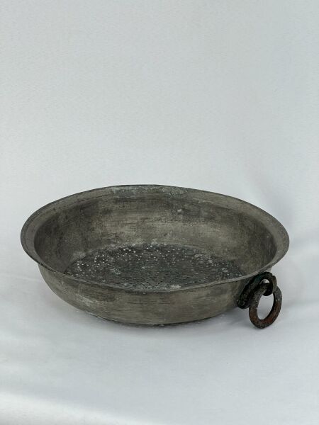 Antika Bakır Süzgeç Ölçü Çap 29 Cm H 6 Cm