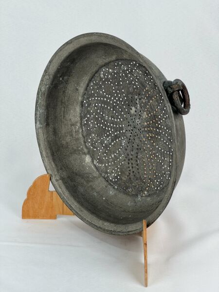 Antika Bakır Süzgeç Ölçü Çap 29 Cm H 6 Cm