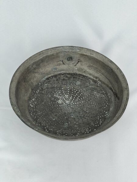 Antika Bakır Süzgeç Ölçü Çap 29 Cm H 6 Cm