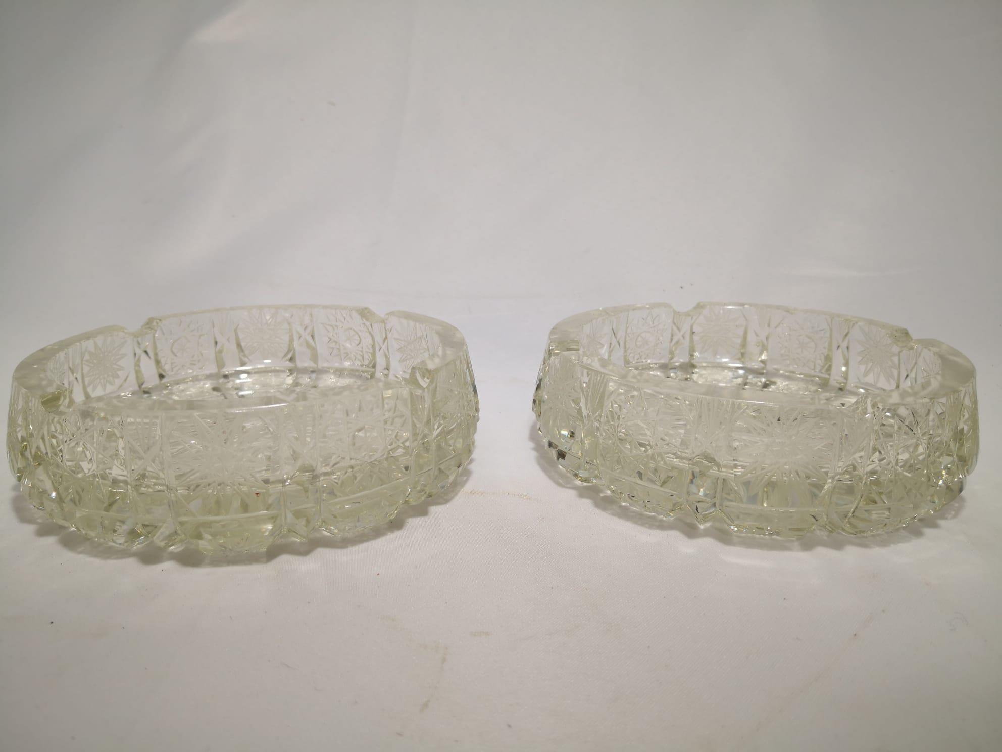 Kristal İkiz Kültablasi Aoa Ölçü 14Cm Çapi 4Cm Yüksekliği