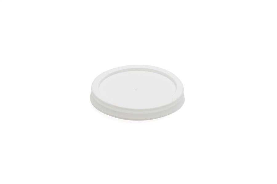 Bardak Kapağı 4 Oz Düz İğne Delikli Beyaz 1,20 Gr 62 Mm 100 Adet