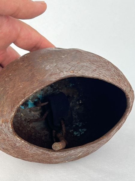 Antika Bakır Çan Ölçü 16X10 Cm H 16 Cm