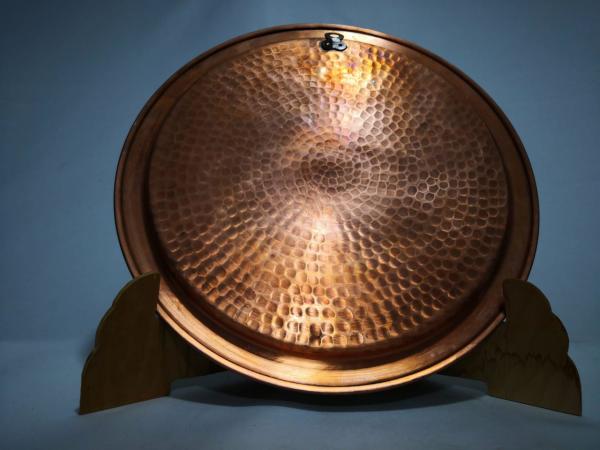 Ağır İşlemeli Elde Dövme Tepsi Aoa Ölçü 30Cm Çapi