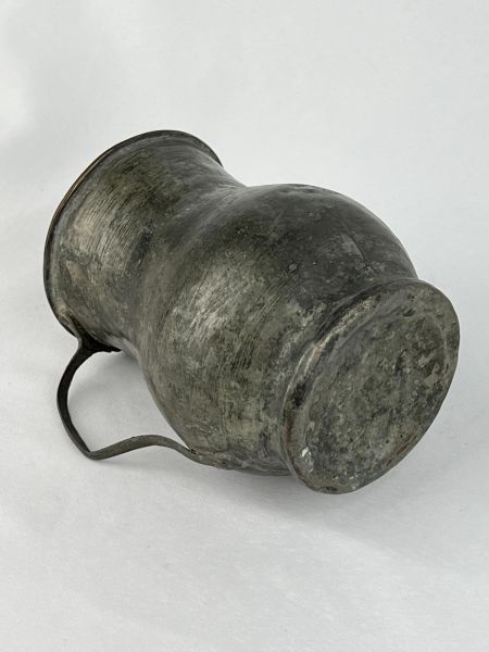Antika Bakır Maşrapa Ölçü Çap 9 Cm H 14 Cm