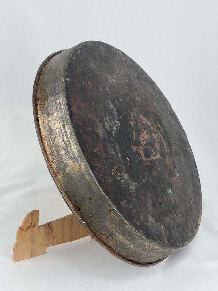 Antika Bakır Tepsi Ölçü Çap 36 Cm H 6,5 Cm