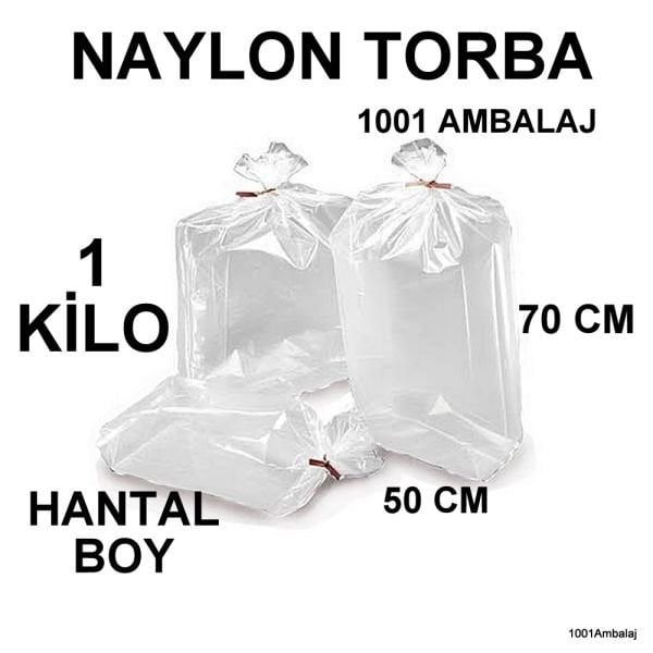 Naylon Torba 50X70 Cm Bakkaliye Torbası 1 Kilo 1001Ambalaj
