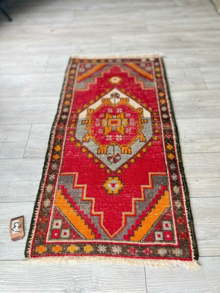 El Dokumasi Halı Kilim Yolluk Paspas Ölçü 114X57 Cm