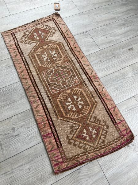 El Dokumasi Halı Kilim Yolluk Paspas Ölçü 105X46 Cm