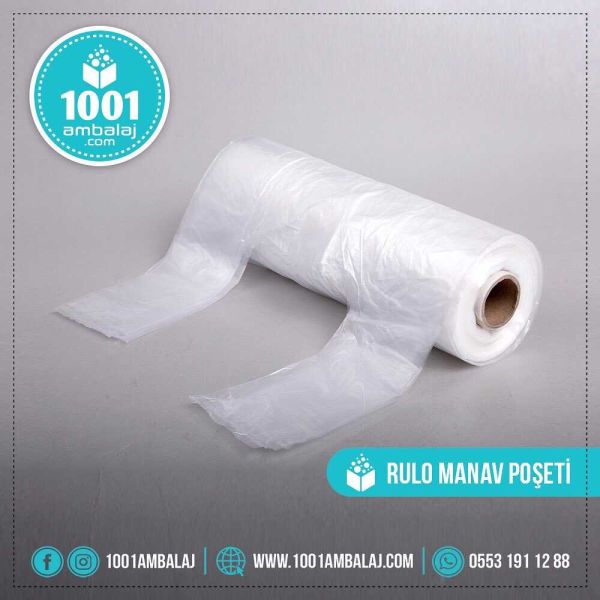 Rulo Poşet Orta Boy 23X46 Cm 1 Rulo Sargıda 200 Adet Poşet