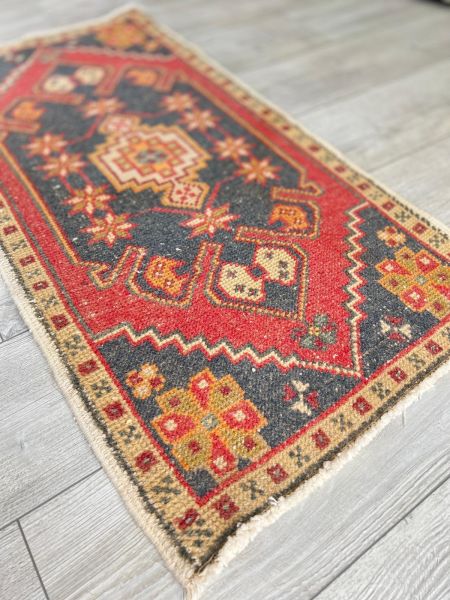 El Dokumasi Halı Kilim Yolluk Paspas Ölçü 107X57 Cm