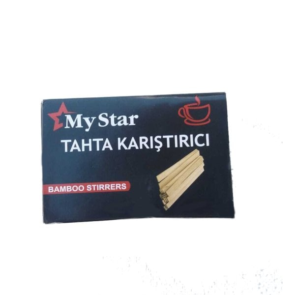 Ahşap Çay Kariştiricisi kağıtsiz 500 Adet