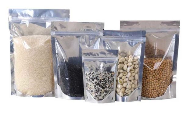 15X24 Cm Şeffaf Metalize Renk Doypack Torba /57/