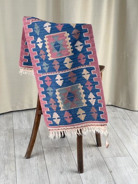 El Dokumasi Halı Kilim Yolluk Paspas Ölçü 116X45,5 Cm