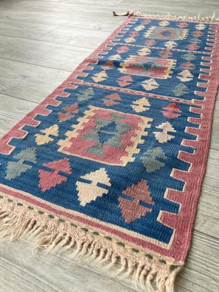 El Dokumasi Halı Kilim Yolluk Paspas Ölçü 116X45,5 Cm