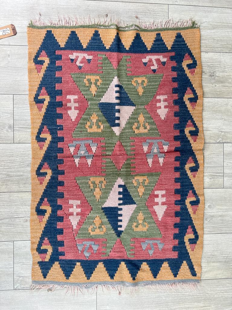 El Dokumasi Halı Kilim Yolluk Paspas Ölçü 109X72,5 Cm