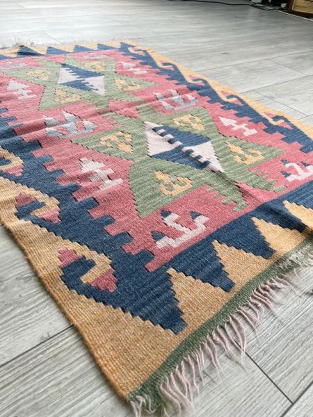 El Dokumasi Halı Kilim Yolluk Paspas Ölçü 109X72,5 Cm