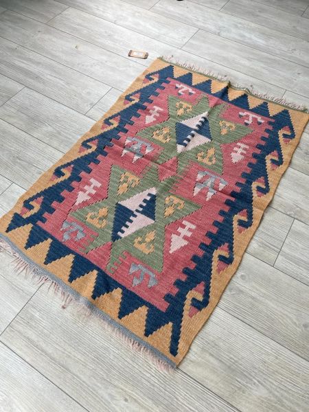 El Dokumasi Halı Kilim Yolluk Paspas Ölçü 109X72,5 Cm