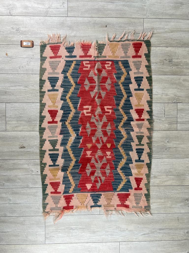 El Dokumasi Halı Kilim Yolluk Paspas Ölçü 121X78 Cm