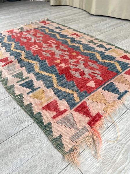 El Dokumasi Halı Kilim Yolluk Paspas Ölçü 121X78 Cm